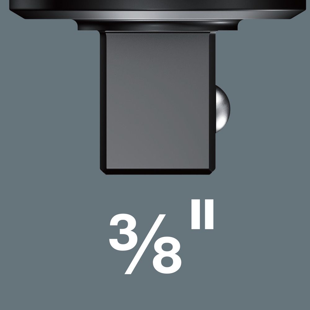 WERA Einsteckknarre 7772 B 3/8 ″ 9 x 12 mm ( 8000377364 )