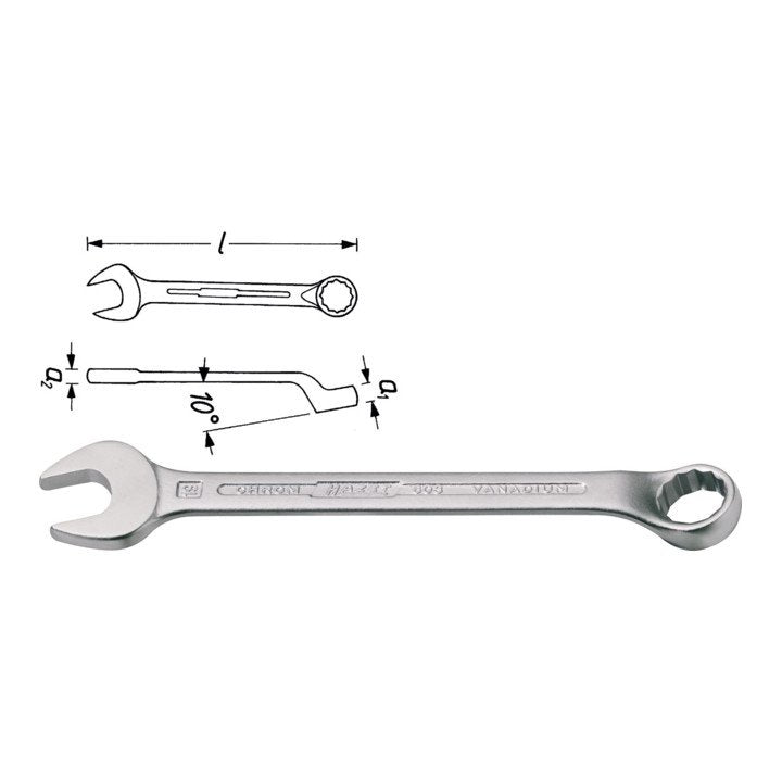 HAZET Ringmaulschlüssel 603 SW 32 mm Länge 360 mm ( 8000465095 )