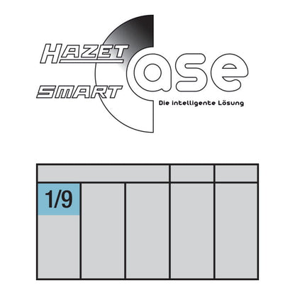 HAZET Steckschlüsselsatz 986/9 / 986/9 N 9-teilig ( 8000466925 )