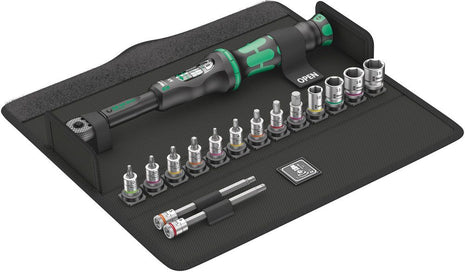 WERA jeu de clés dynamométriques Bicycle Set Torque 1 16 pièces 2,5 - 25 Nm 1/4″ (8000544748)