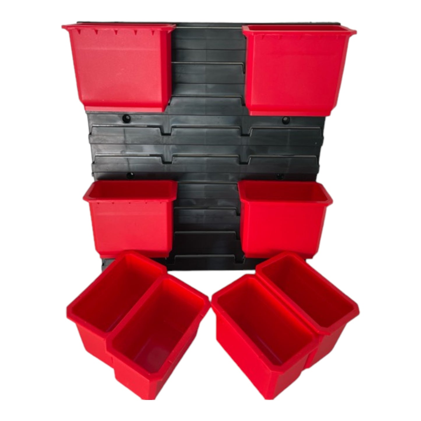 Qbrick System Container Set Nr. 2 Werkstattwand 39 x 35 cm mit 8 Behältern für System ONE und System TWO Koffer