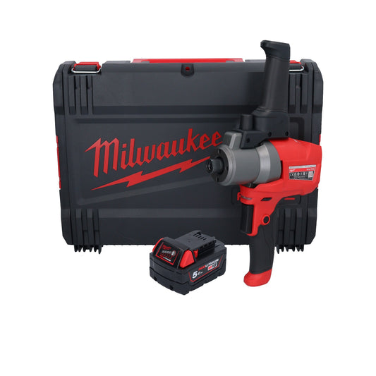 Mélangeur à batterie Milwaukee M18 FPM-501X 18 V 20 l brushless + 1x batterie 5,0 Ah + boîtier HD - sans chargeur