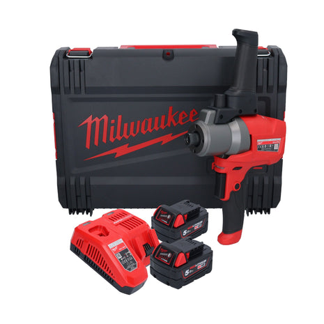 Milwaukee M18 FPM-502X Akku Rührgerät 18 V 20 l Brushless + 2x Akku 5,0 Ah + Ladegerät + HD Box