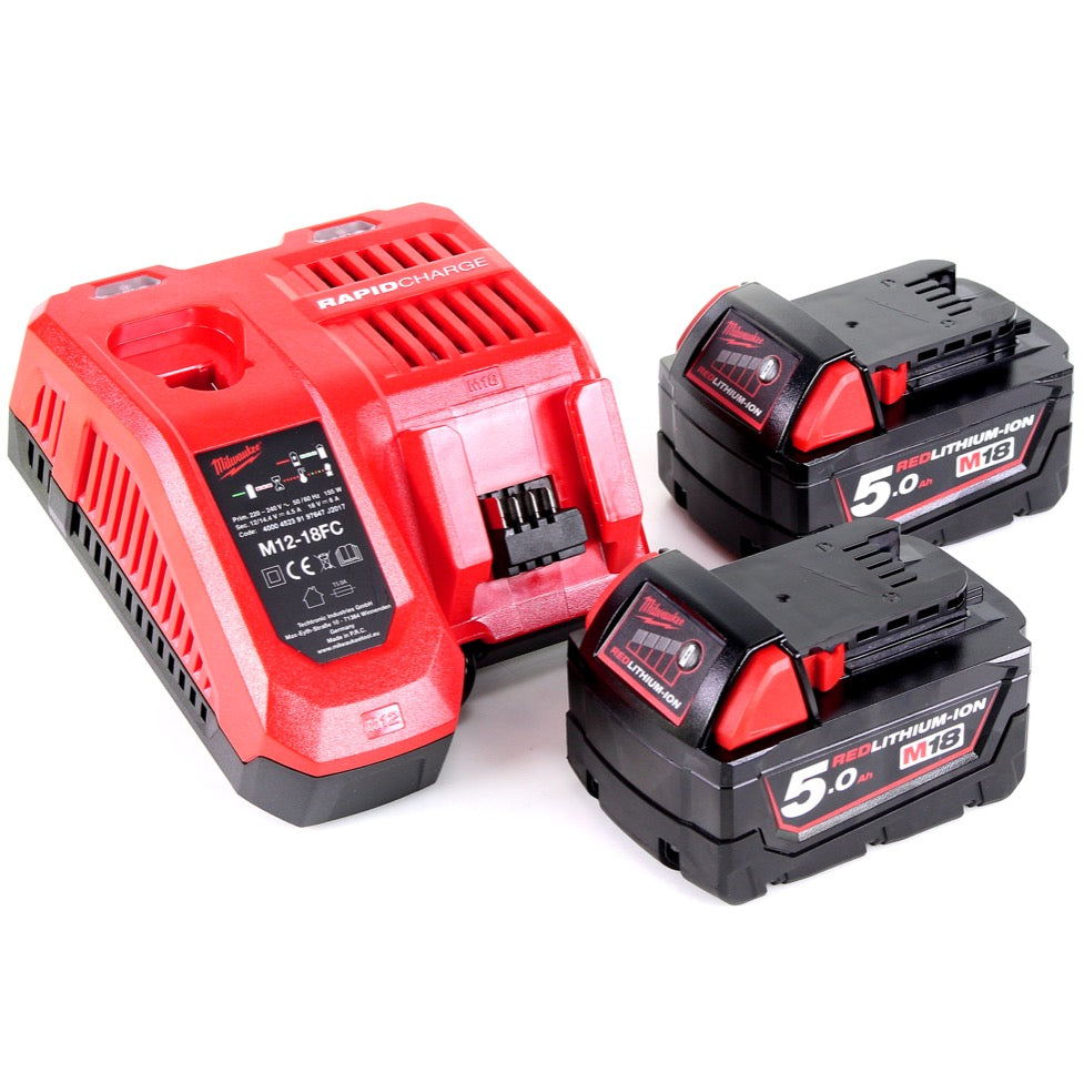 Milwaukee M18 FIWF 12-502 X Akku Schlagschrauber 18V ½'' Brushless ( 4933451071 ) in HD Box mit 2 x 5,0 Ah Akkus und Ladegerät - Toolbrothers