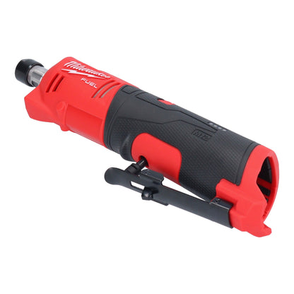 Milwaukee M12 FDGS-402 Akku Geradschleifer 12 V 6 / 8 mm Brushless + 2x Akku 4,0 Ah + Ladegerät