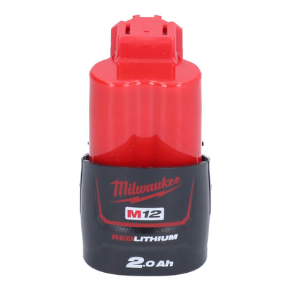 Milwaukee M12 PCG/400A-201 Akku Kartuschenpistole 12 V 400 ml + 1x Akku 2,0 Ah - ohne Ladegerät