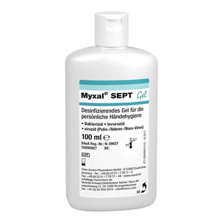 Gel désinfectant pour les mains MYXAL MYXAL® SEPT GEL 100 ml (8000094681)