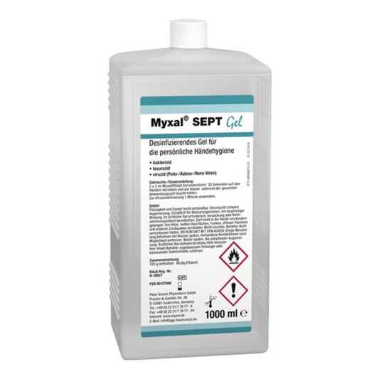 Gel désinfectant pour les mains MYXAL MYXAL® SEPT GEL 1 l (8000094683)