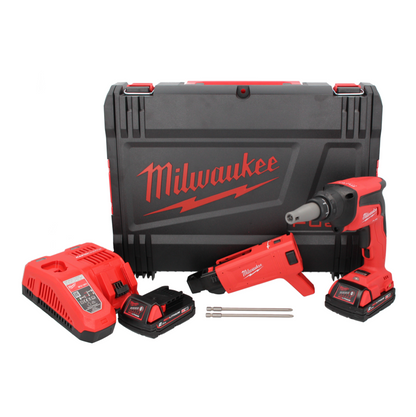 Milwaukee M18 FSGC-202X Akku Trockenbauschrauber 18 V 13 Nm Brushless + 2x Akku 2,0 Ah + Ladegerät + HD Box ( 4933459200 ) - Toolbrothers