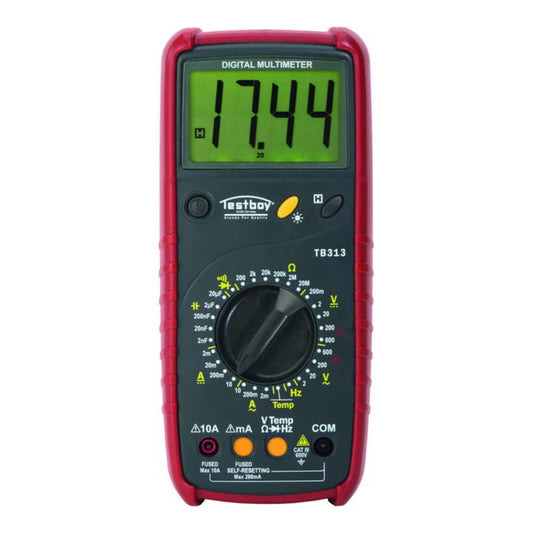 TESTBOY Digitalmultimeter Testboy 313 0-600 V AC, 0-600 V DC ( 4000828931 )