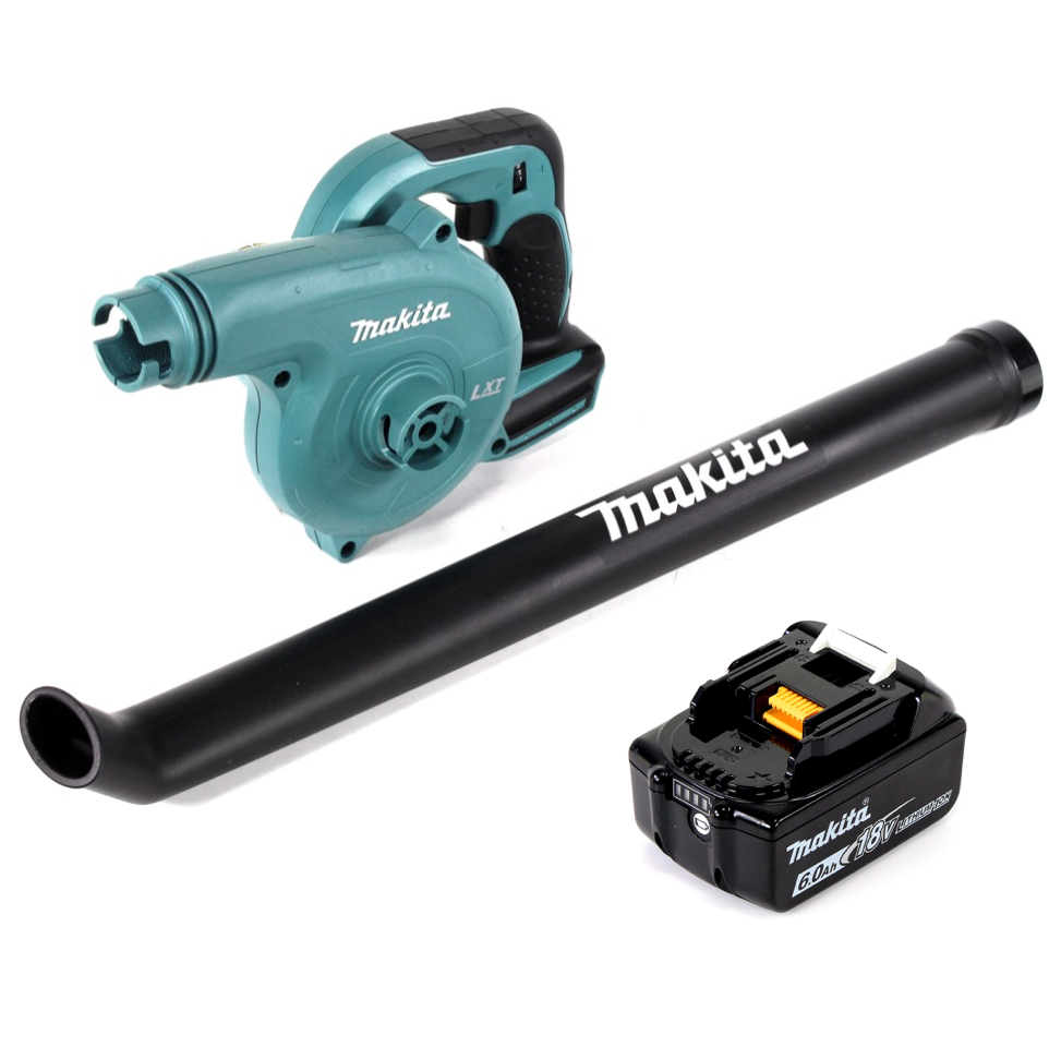 Makita DUB 183 18 V Akku Gebläse + 1x BL 1860 6,0 Ah Akku - ohne Ladegerät - Toolbrothers