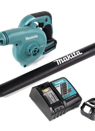 Makita DUB 183 18 V Akku Gebläse + 1x BL 1860 6,0 Ah Akku + DC 18 RC Schnellladegerät - Toolbrothers