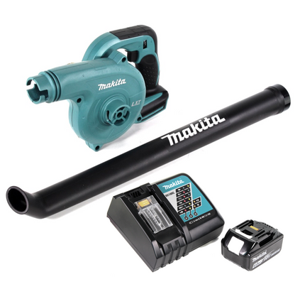 Makita DUB 183 18 V Akku Gebläse + 1x BL 1860 6,0 Ah Akku + DC 18 RC Schnellladegerät - Toolbrothers