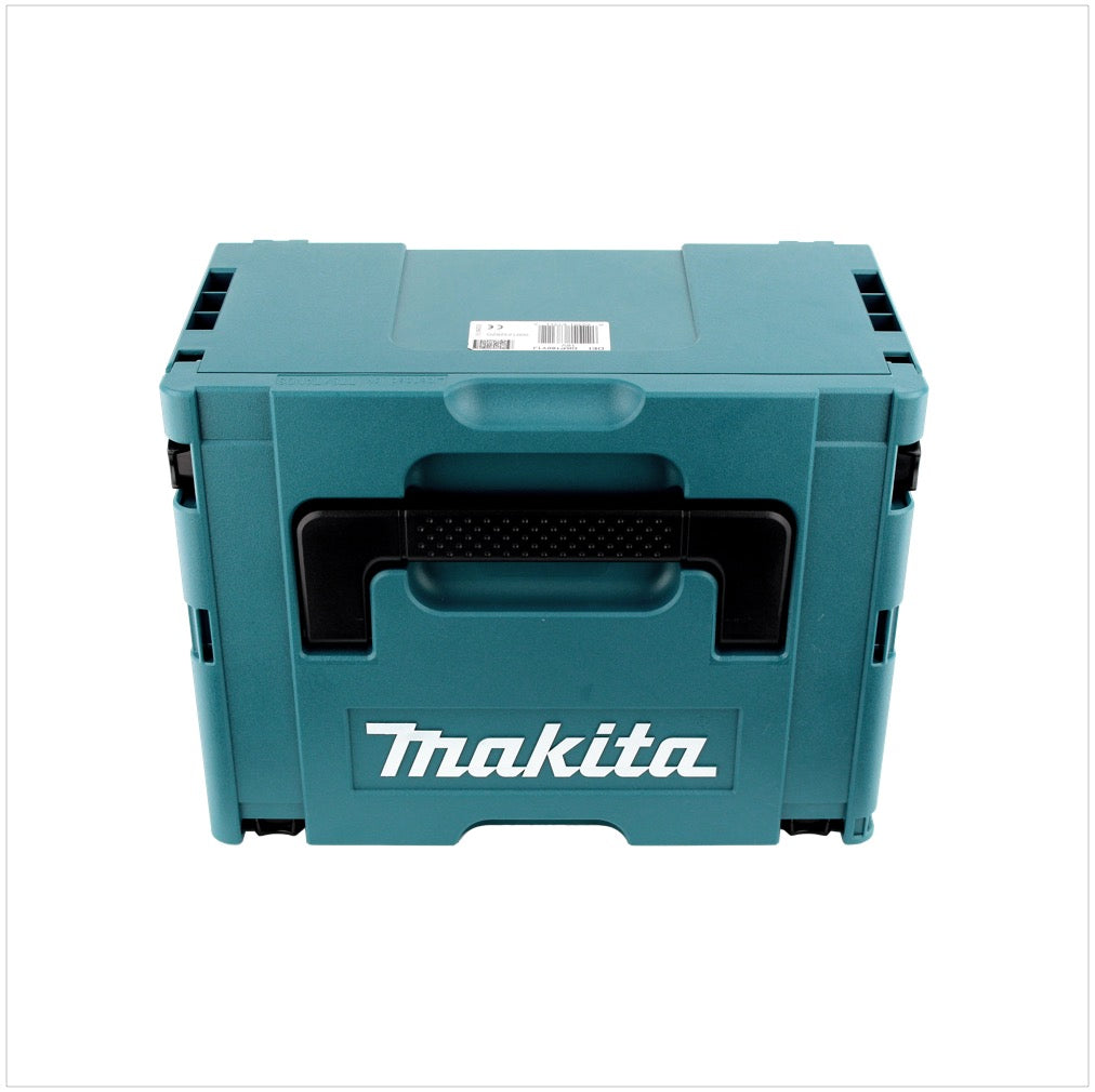 Makita DHR 202 RTJ 18 V Akku Kombihammer SDS-Plus im Makpac + 2x 5,0 Ah Akku + Ladegerät + 5 tlg. Hartmetall Bohrer Set für Mauerwerk und Beton - Toolbrothers