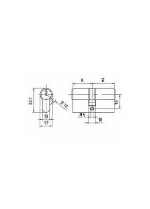 Profilé BKS double cylindre PZ 8800 27/27 mm (3000251937)