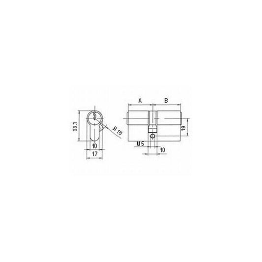 BKS Profildoppelzylinder PZ 8800 40/50 mm ( 3000251946 )