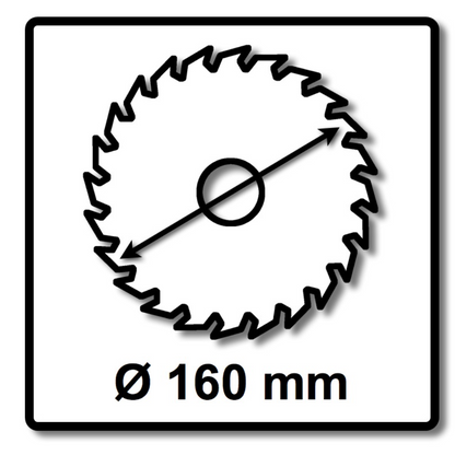 Bosch Kreissägeblatt Expert for Wood 160 x 20 x 2,2 mm 24 Zähne ( 2608644016 ) - Toolbrothers