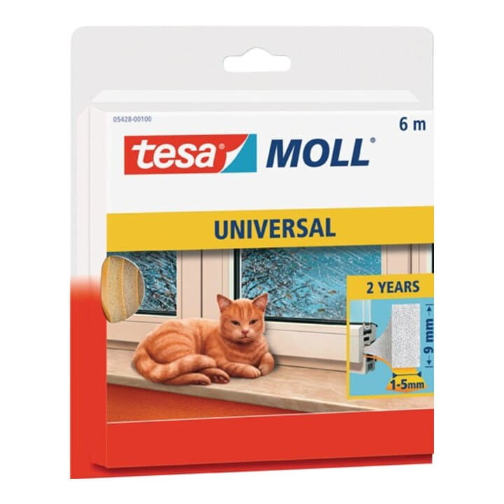 TESA fenêtre/porte moll tesamoll® 55604 L15mmxH6mmxL6m (3000265154)