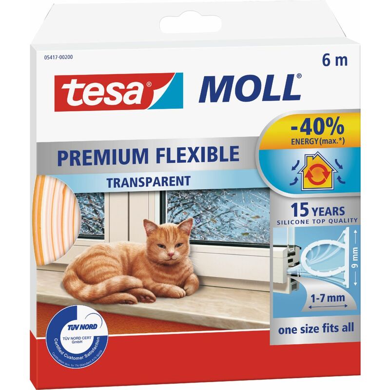 TESA Silikondichtung tesamoll® 5417 B9mmxH7mmxL6m ( 3000265319 )