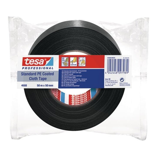 TESA Gewebeband tesaband® Standard 4688 schwarz ( 3000265405 )