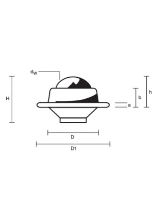 BS ROLLEN Kugelrolle Stahlkugel Ø 31 mm ( 3000275014 )