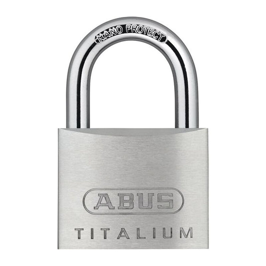 Cadenas à cylindre ABUS 64TI/50 gl largeur du corps de serrure 50 mm (3000280009)