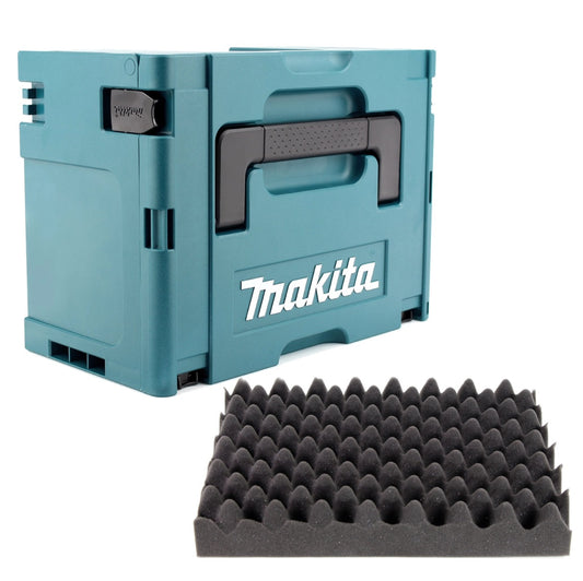 Makita MAKPAC 3 Systemkoffer - mit Universaleinlage für Makita 18 V Akku Geräte Schrauber Sägen Schleifer - Toolbrothers
