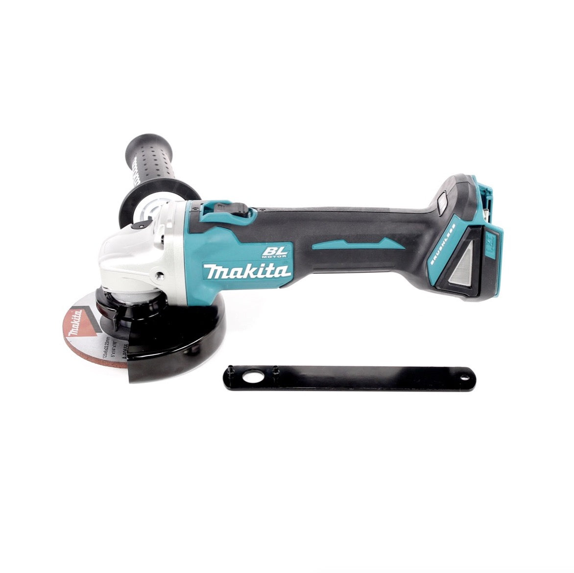 Makita DGA 506 Y1J Akku Winkelschleifer 18 V 125mm Brushless + 1x Akku 1,5Ah + Makpac - ohne Ladegerät - Toolbrothers