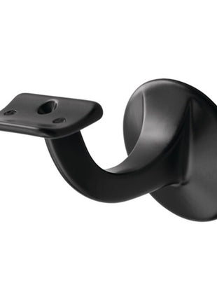 HERMETA support de main courante 3501 aluminium plastifié noir (3000283326)