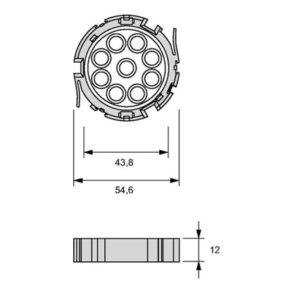 L&S Einbauleuchte MLD Emotion 12 V 1,8 W ( 3000550007 )