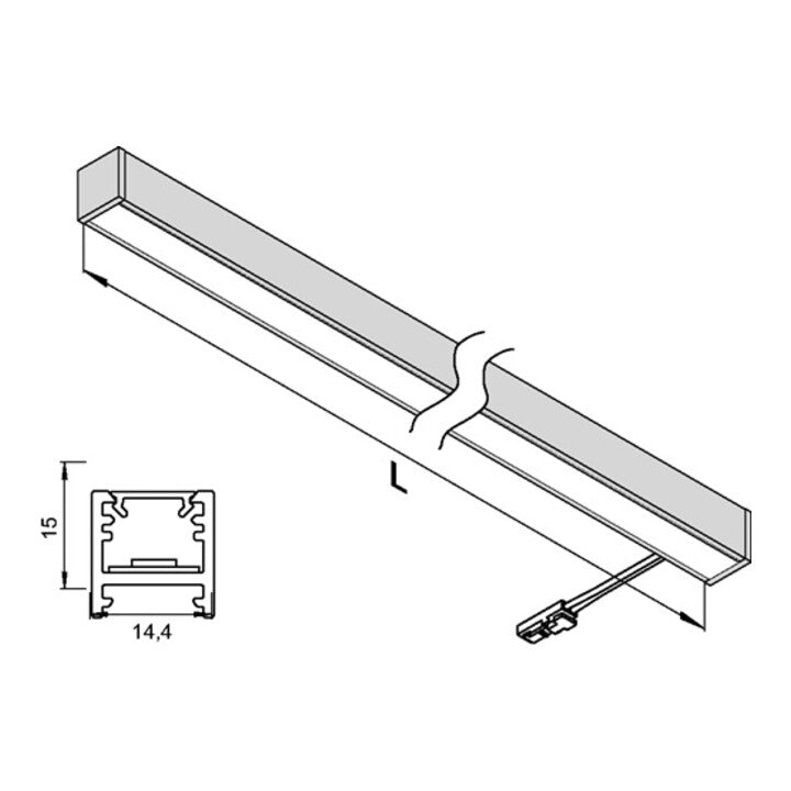 L&S Anbauleuchte Bali Emotion 12 V 7,75 W ( 3000550022 )