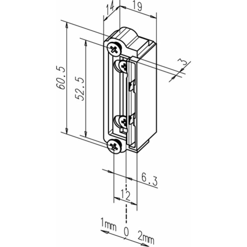 ASSA ABLOY Türöffneraustauschstück 1418-13 ProFix 2 universal ( 3324030996 )