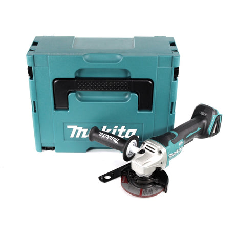 Makita DGA 458 ZJ Akku Winkelschleifer 18 V 115mm Brushless Solo + Makpac - ohne Akku, ohne Ladegerät - Toolbrothers