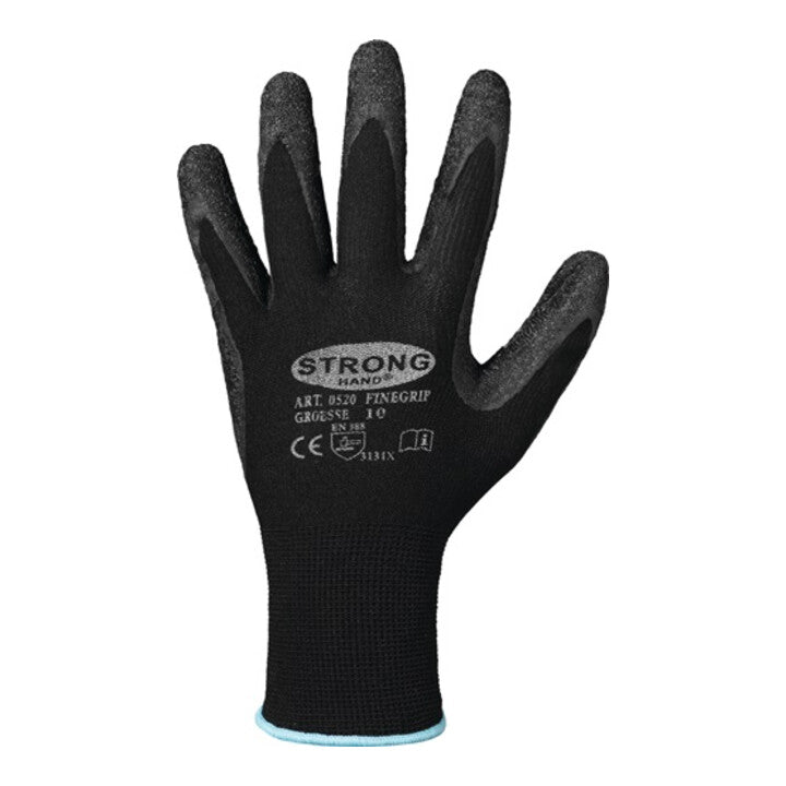 STRONGHAND Handschuhe Finegrip Größe 9 schwarz ( 4000371163 )