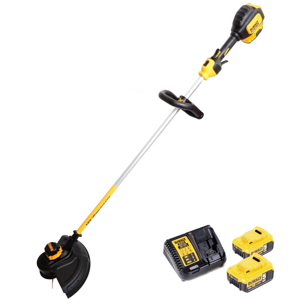 Dewalt DCM 561 P2 Akku Rasentrimmer 18V Brushless + 2x Akku 5,0Ah + Ladegerät - Toolbrothers