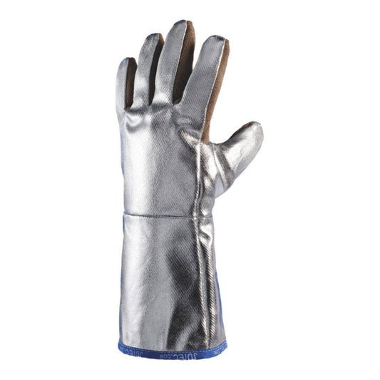 JUTEC Hitzeschutzhandschuhe 5-Fingerhandschuh 10 braun/silber ( 4000371190 )