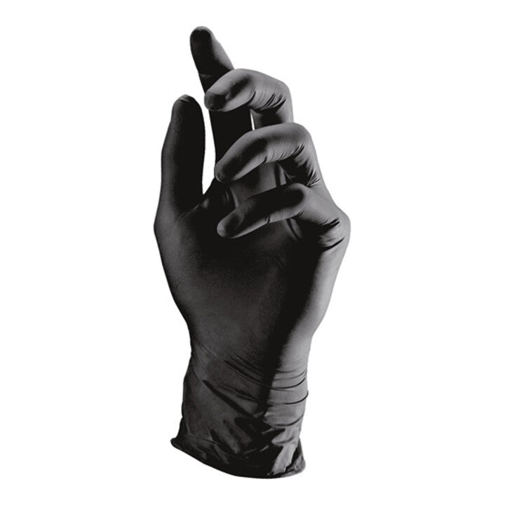 Gants jetables SEMPERMED Semperguard Nitrile Style taille S noir (4000371822)