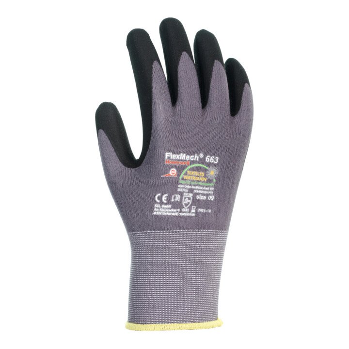 HONEYWELL gants FlexMech 663 taille 7 gris/noir (4000391107)