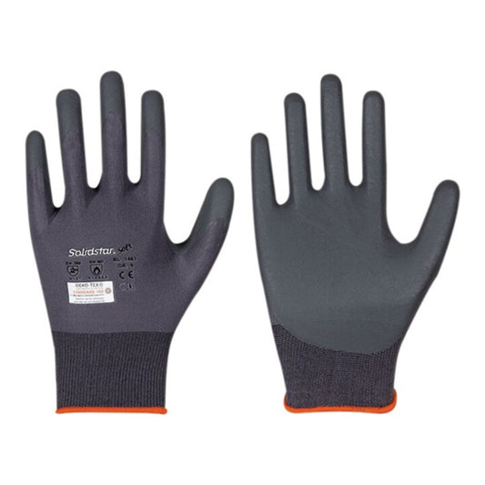 LEIPOLD Handschuhe Solidstar Soft 1463 Größe 9 grau ( 4000391189 )