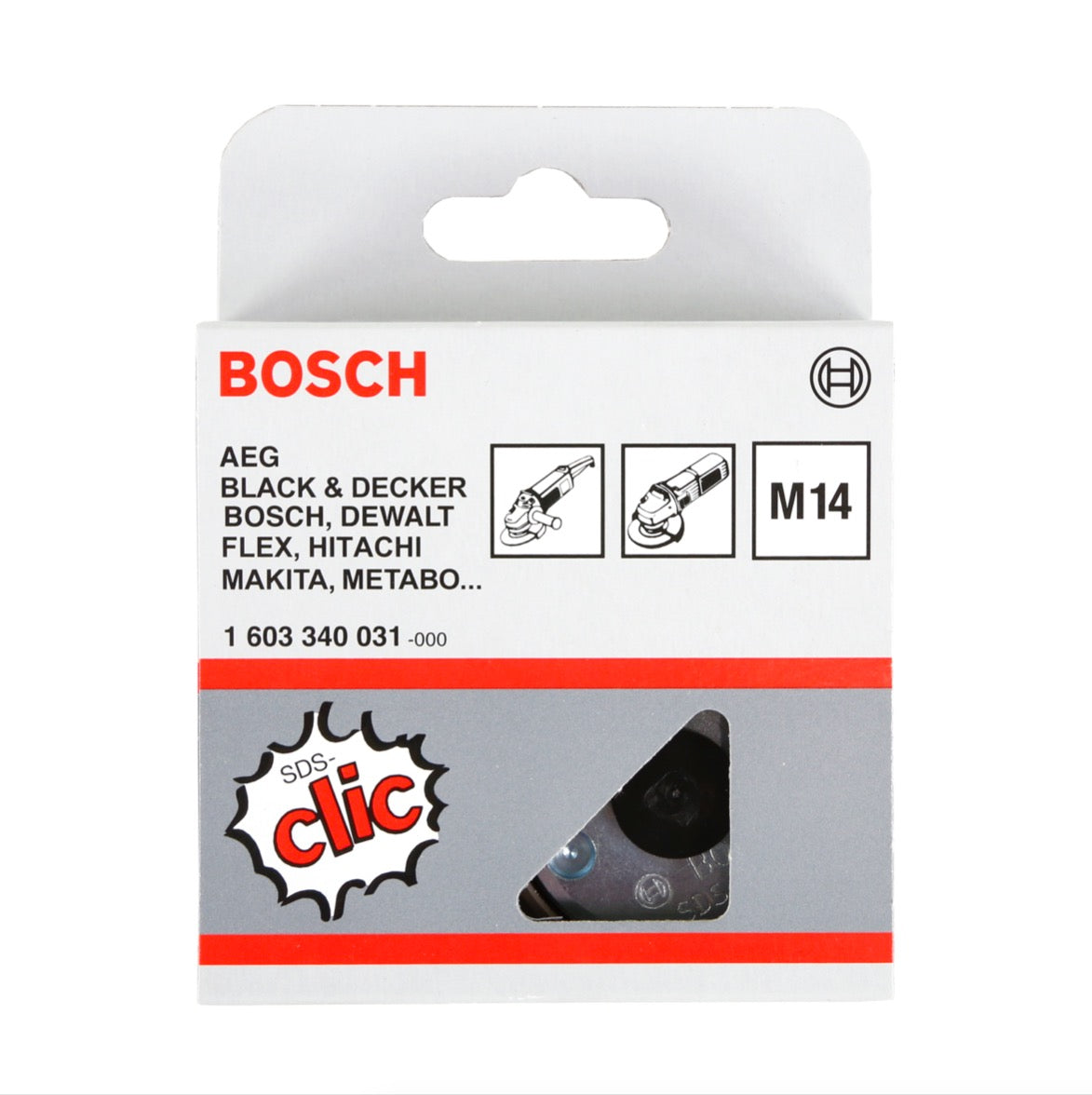 Bosch SDS clic Schnellspannmutter für Winkelschleifer mit M14 Aufnahme ( 1603340031 ) - Toolbrothers