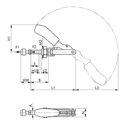 AMF Schubstangenspanner Nr. 6840 Größe 2 ( 4000604393 )