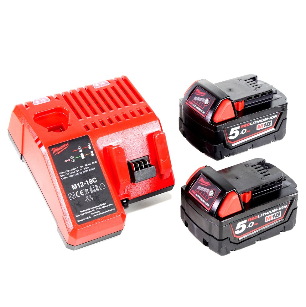 Milwaukee M18 AF 402C 18V Akku Ventilator + 2x Akku 4,0Ah + Ladegerät - Toolbrothers