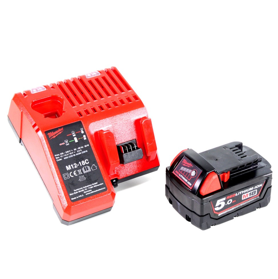 Milwaukee M18 AF 501C 18V Akku Ventilator + 1x Akku 5,0Ah + Ladegerät - Toolbrothers