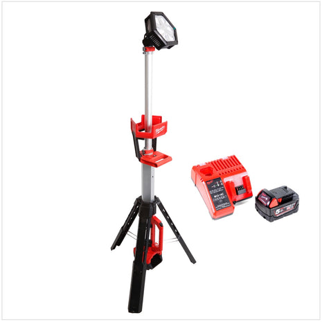 Milwaukee M18 SAL 501C 18V Akku Baustrahler + 1x Akku 5,0 Ah + Ladegerät - Toolbrothers