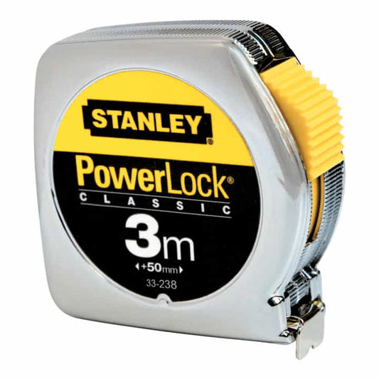 Mètre ruban de poche STANLEY PowerLock® longueur 3 m largeur 12,7 mm mm/cm (4000787063)