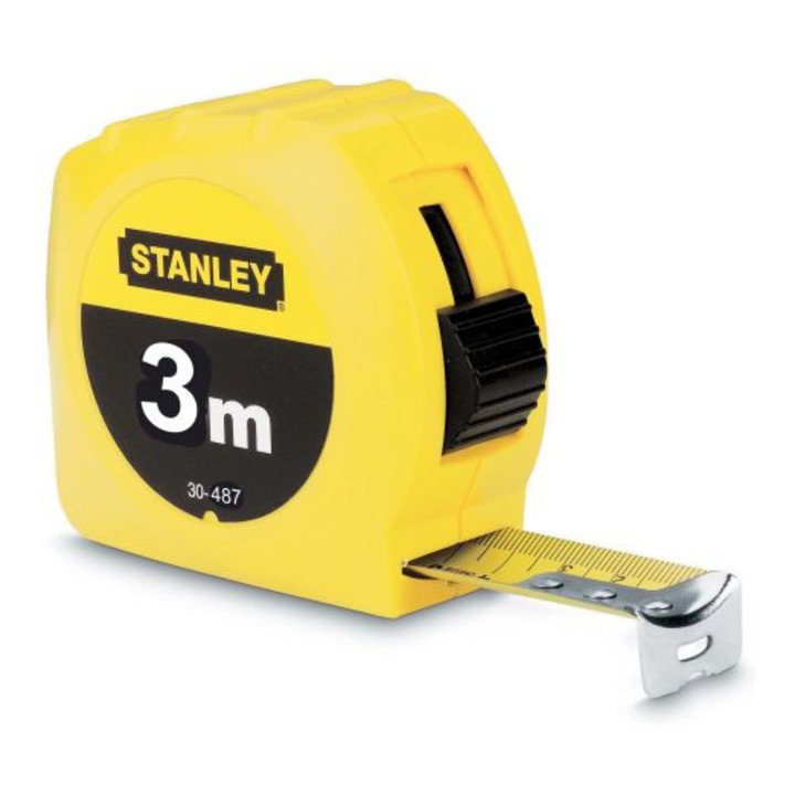 Mètre ruban de poche STANLEY longueur 3 m largeur 12,7 mm mm/cm (4000787066)