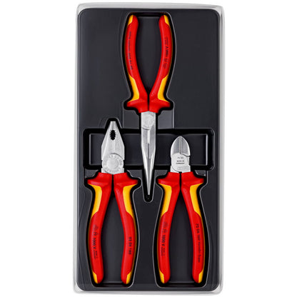 KNIPEX jeu de pinces électriques contenu de la livraison 3 pièces VDE (4000794416)