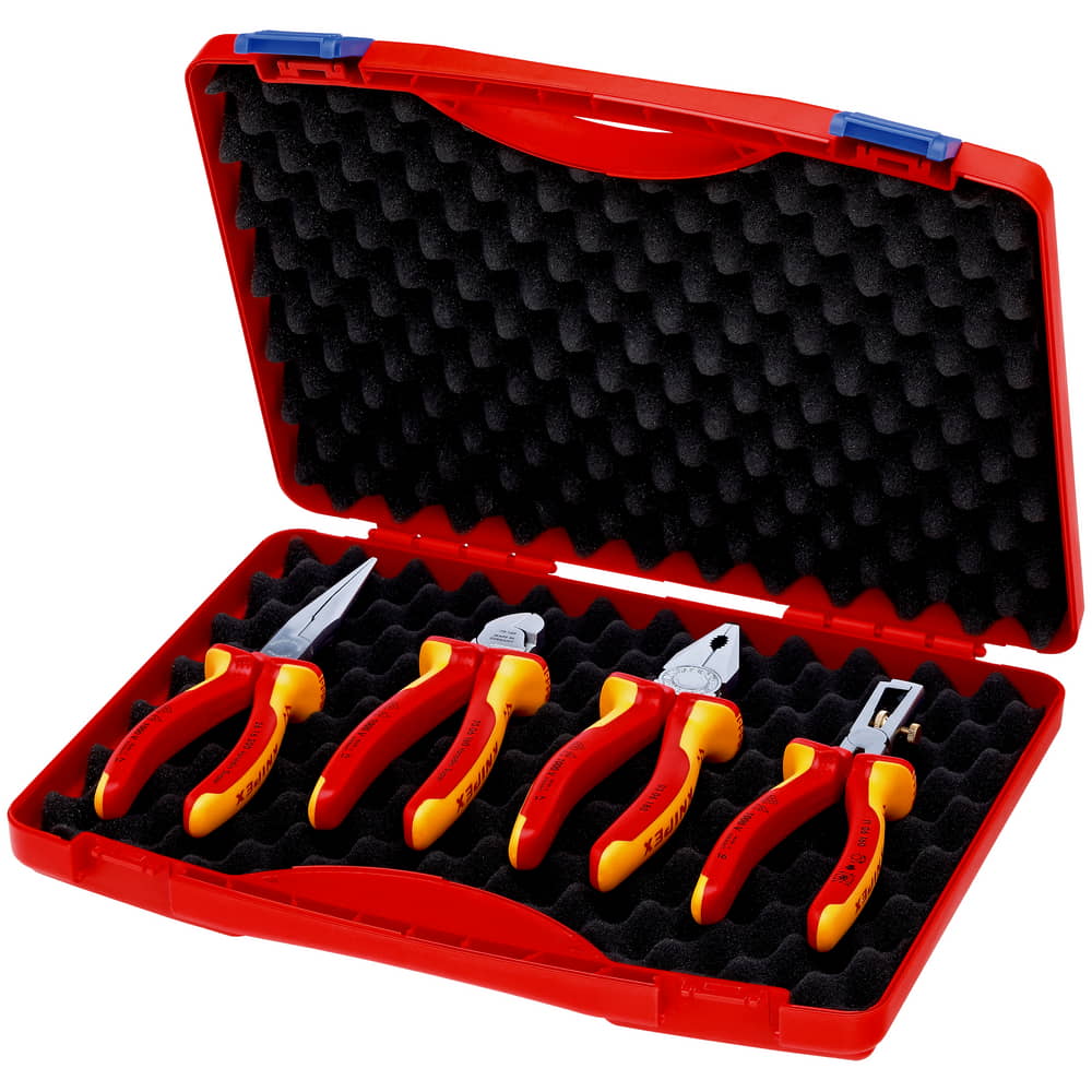 KNIPEX jeu de pinces compact contenu de la livraison 4 pièces VDE (4000794418)