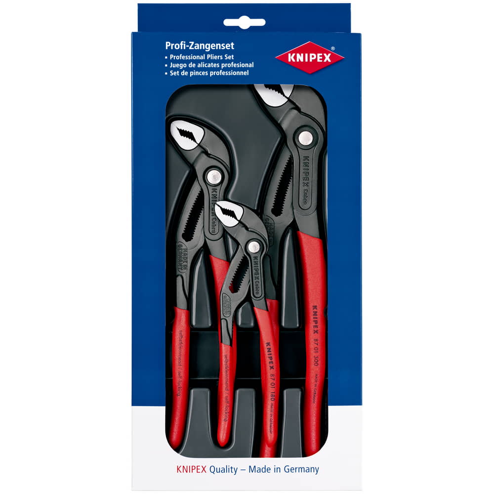 Jeu de pinces KNIPEX Cobra® contenu de la livraison 3 pièces (4000795120)