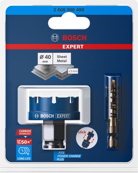 BOSCH Lochsäge Expert Sheet Metal Sägen-Ø 40 mm Schnitttiefe 5 mm ( 4000800274 )